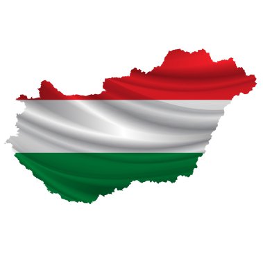 macaristan Bayrak haritası simgesi